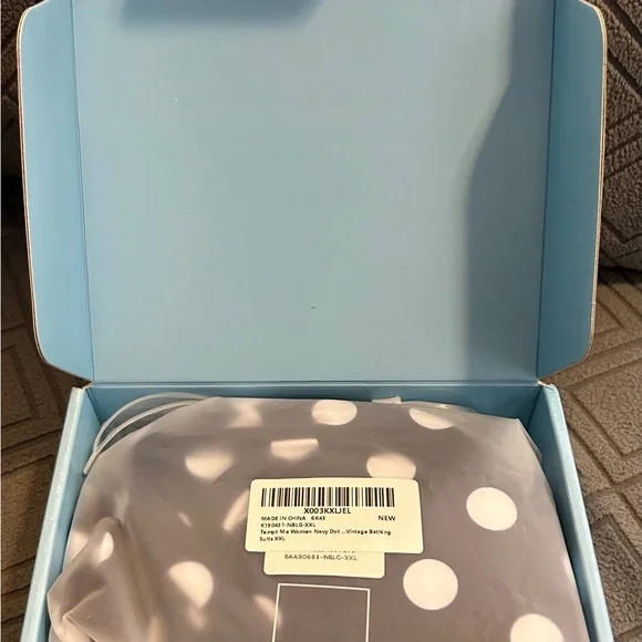 TemptMe One Piece Swimsuit Women Vintage Swimwear Tummy Control Slimming  XXL - Picture 10 of 13